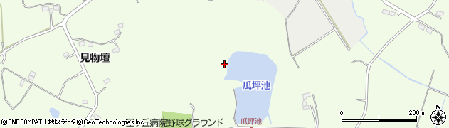 福島県郡山市片平町瓜坪周辺の地図