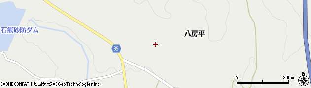 福島県双葉町（双葉郡）石熊（八房平）周辺の地図