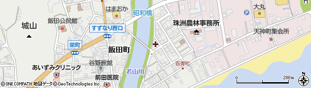 吾妻街区公園周辺の地図