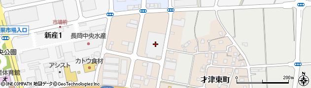 新潟県長岡市新産東町36周辺の地図