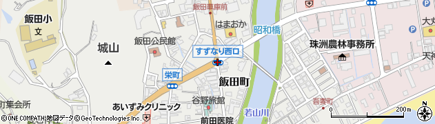 珠洲駅西口周辺の地図