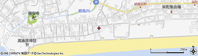 石川県珠洲市蛸島町（タ）周辺の地図