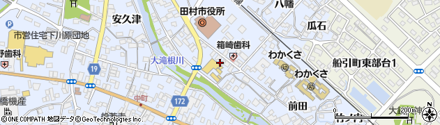 福島県田村市船引町船引（畑添）周辺の地図