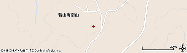 石川県珠洲市若山町（南山ホ）周辺の地図