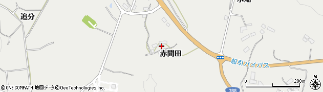 福島県田村市船引町春山赤間田44周辺の地図