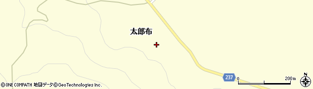 福島県金山町（大沼郡）太郎布（下村）周辺の地図