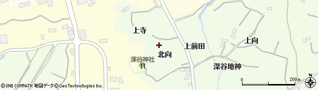 福島県郡山市片平町（北向）周辺の地図