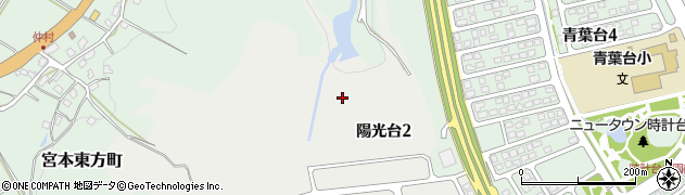 新潟県長岡市陽光台2丁目周辺の地図