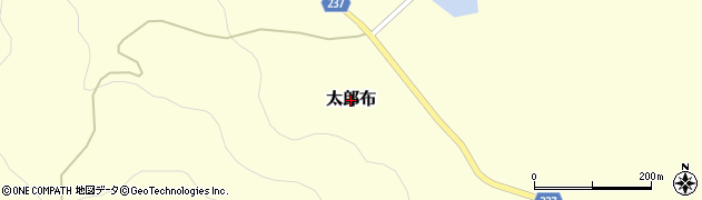 福島県金山町（大沼郡）太郎布周辺の地図