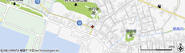 石川県珠洲市蛸島町子6周辺の地図