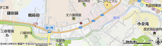 福島県三春町（田村郡）八幡町周辺の地図