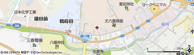 福島県三春町（田村郡）丈六周辺の地図