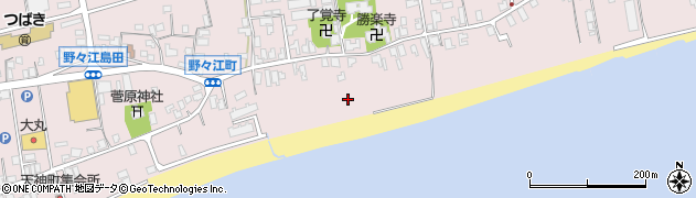 石川県珠洲市野々江町（ヲ）周辺の地図