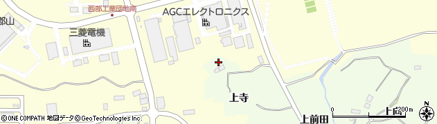 福島県郡山市片平町（上寺下）周辺の地図
