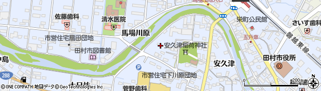 福島県田村市船引町船引（下川原）周辺の地図