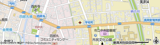 長岡四郎丸郵便局周辺の地図