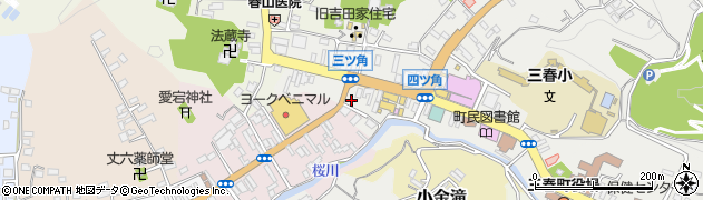 福島県田村郡三春町大町40周辺の地図