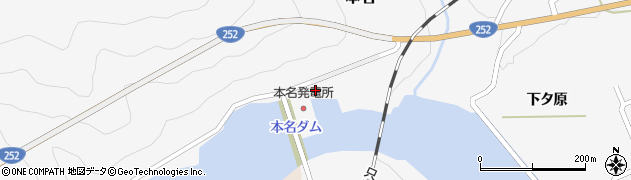 福島県大沼郡金山町本名唐倉周辺の地図