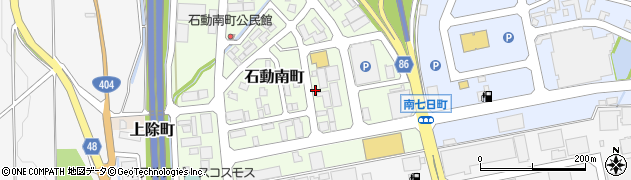 新潟県長岡市石動南町周辺の地図