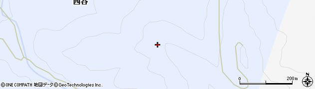 福島県金山町（大沼郡）西谷（石窪）周辺の地図