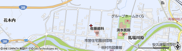 福島県田村市船引町船引（扇田）周辺の地図