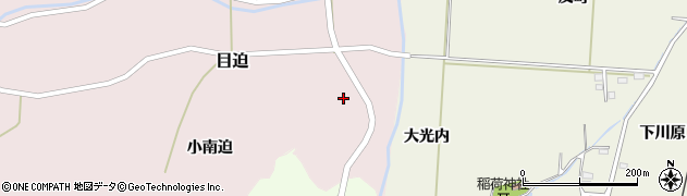 福島県双葉町（双葉郡）目迫（長迫）周辺の地図