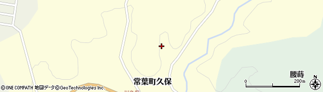 福島県田村市常葉町久保（川久保）周辺の地図