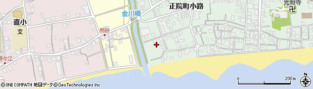 石川県珠洲市正院町（正院わ）周辺の地図