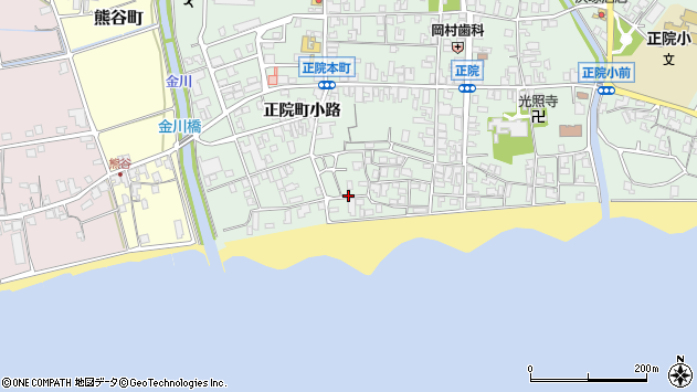 〒927-1206 石川県珠洲市正院町正院の地図
