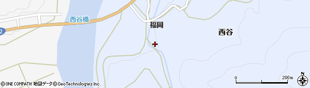 福島県大沼郡金山町西谷福岡858周辺の地図