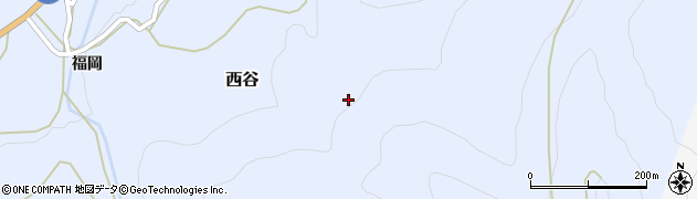 福島県金山町（大沼郡）西谷（西勝）周辺の地図