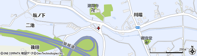 福島県郡山市西田町木村二池周辺の地図