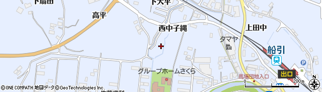 福島県田村市船引町船引西中子縄70周辺の地図