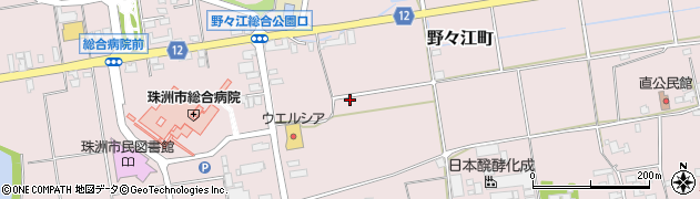 石川県珠洲市野々江町（サ）周辺の地図