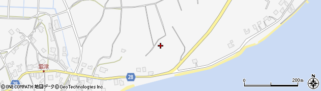 石川県珠洲市三崎町（雲津子）周辺の地図
