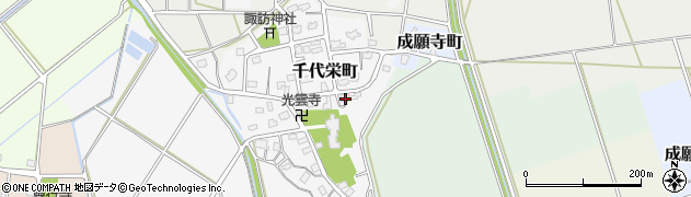 新潟県長岡市千代栄町17周辺の地図