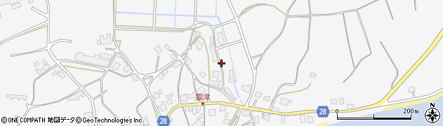 石川県珠洲市三崎町（雲津レ）周辺の地図