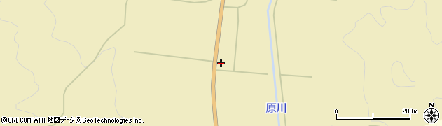 福島県会津若松市湊町大字原（五輪壇）周辺の地図