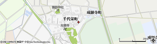 新潟県長岡市千代栄町25周辺の地図