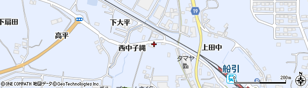 福島県田村市船引町船引西中子縄53周辺の地図