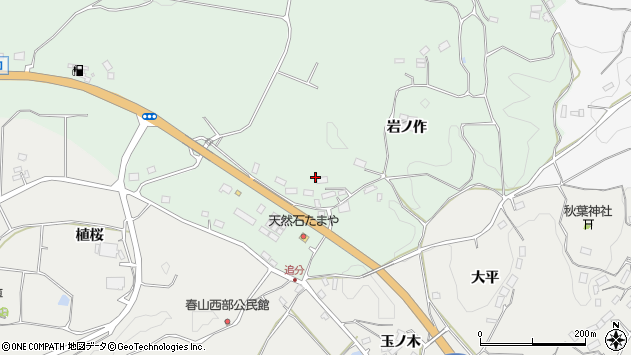〒963-4321 福島県田村市船引町笹山の地図
