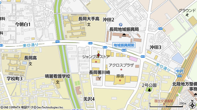 〒940-0865 新潟県長岡市四郎丸町の地図