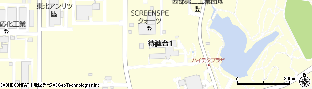 財団法人福島県産業振興センター　技術支援部周辺の地図