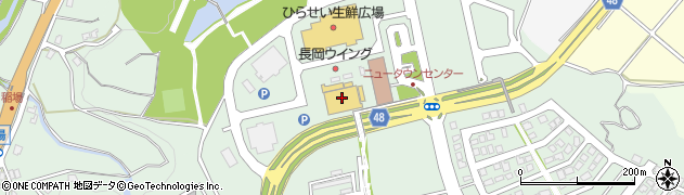 ひらせいホームセンター　長岡店周辺の地図