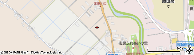 石川県珠洲市若山町（出田わ）周辺の地図