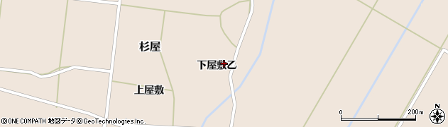 福島県会津美里町（大沼郡）杉屋（下屋敷乙）周辺の地図
