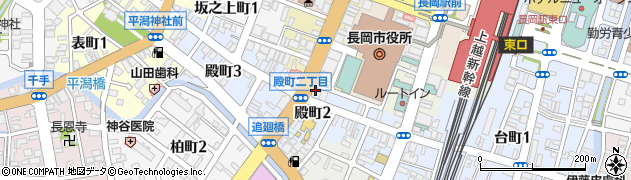長岡小嶋屋　本店予約専用周辺の地図