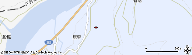 福島県金山町（大沼郡）西谷（中田）周辺の地図