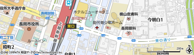 エイシンゼミナール長岡駅東校周辺の地図