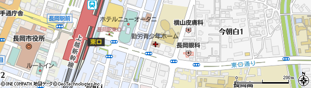 長岡市勤労者福祉サービスセンター周辺の地図